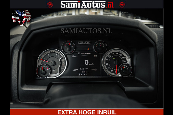 Dodge Ram BLACK OPS | 5.7 HEMI V8 402PK | MORIMOTO LED | Eerste Eigenaar | Diamond Black | Comfortabele Dubbele Cabine DC met Royale 5 Zitplaatsen |