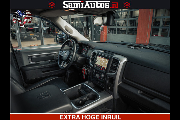 Dodge Ram BLACK OPS | 5.7 HEMI V8 402PK | MORIMOTO LED | Eerste Eigenaar | Diamond Black | Comfortabele Dubbele Cabine DC met Royale 5 Zitplaatsen |