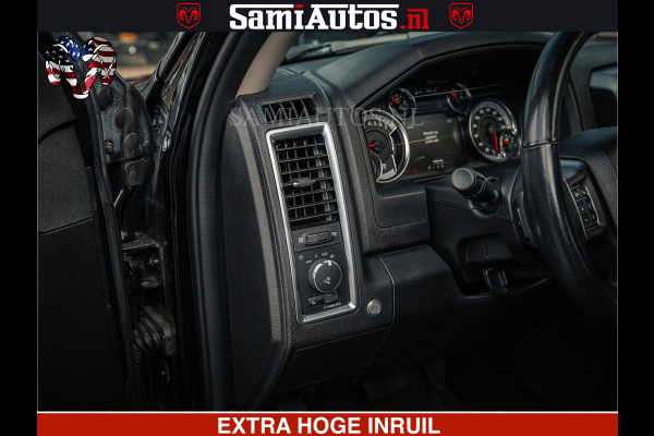 Dodge Ram BLACK OPS | 5.7 HEMI V8 402PK | MORIMOTO LED | Eerste Eigenaar | Diamond Black | Comfortabele Dubbele Cabine DC met Royale 5 Zitplaatsen |