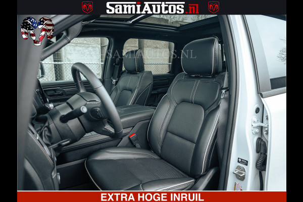 Dodge Ram 1500 Limited Night | 5.7 V8 Hemi Full Option | LPG | Comfortabele Dubbele Cabine met Royale 5 Zitplaatsen | De Meest Luxe en Volle Pick-Up in zijn Klasse | BPM vrij | Nu Leverbaar uit Voorraad | Voorraad Nr v45lp