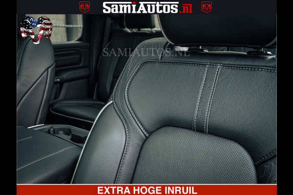 Dodge Ram 1500 Limited Night | 5.7 V8 Hemi Full Option | LPG | Comfortabele Dubbele Cabine met Royale 5 Zitplaatsen | De Meest Luxe en Volle Pick-Up in zijn Klasse | BPM vrij | Nu Leverbaar uit Voorraad | Voorraad Nr v45lp