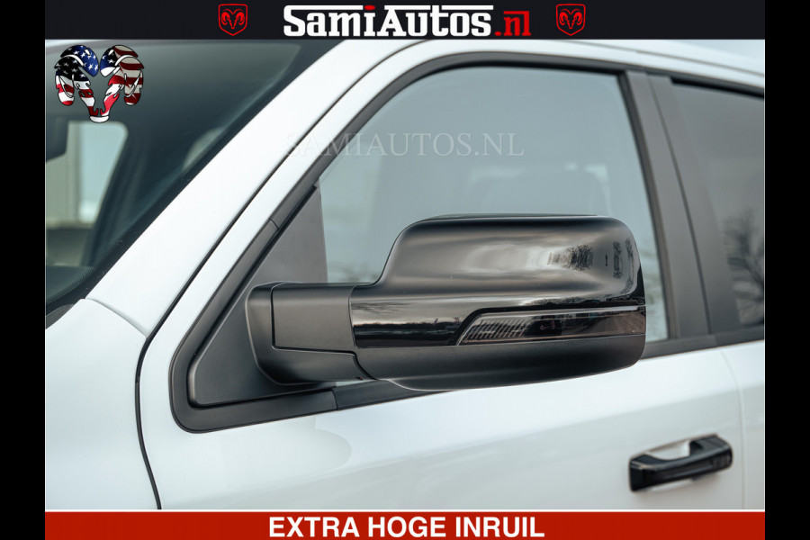 Dodge Ram 1500 Limited Night | 5.7 V8 Hemi Full Option | LPG | Comfortabele Dubbele Cabine met Royale 5 Zitplaatsen | De Meest Luxe en Volle Pick-Up in zijn Klasse | BPM vrij | Nu Leverbaar uit Voorraad | Voorraad Nr v45lp