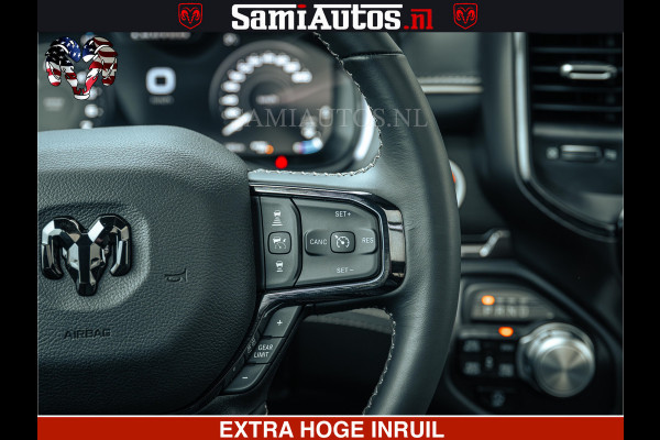 Dodge Ram 1500 Limited Night | 5.7 V8 Hemi Full Option | LPG | Comfortabele Dubbele Cabine met Royale 5 Zitplaatsen | De Meest Luxe en Volle Pick-Up in zijn Klasse | BPM vrij | Nu Leverbaar uit Voorraad | Voorraad Nr v45lp