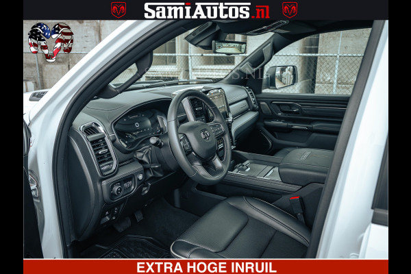 Dodge Ram 1500 Limited Night | 5.7 V8 Hemi Full Option | LPG | Comfortabele Dubbele Cabine met Royale 5 Zitplaatsen | De Meest Luxe en Volle Pick-Up in zijn Klasse | BPM vrij | Nu Leverbaar uit Voorraad | Voorraad Nr v45lp