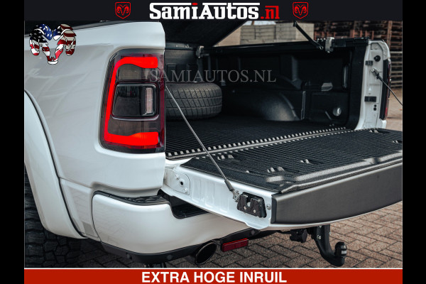 Dodge Ram 1500 Limited Night | 5.7 V8 Hemi Full Option | LPG | Comfortabele Dubbele Cabine met Royale 5 Zitplaatsen | De Meest Luxe en Volle Pick-Up in zijn Klasse | BPM vrij | Nu Leverbaar uit Voorraad | Voorraad Nr v45lp