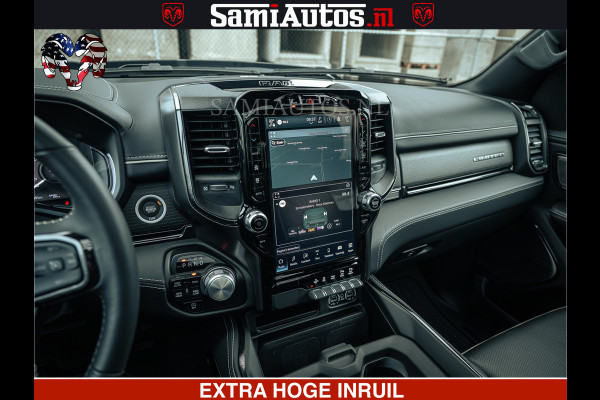 Dodge Ram 1500 Limited Night | 5.7 V8 Hemi Full Option | LPG | Comfortabele Dubbele Cabine met Royale 5 Zitplaatsen | De Meest Luxe en Volle Pick-Up in zijn Klasse | BPM vrij | Nu Leverbaar uit Voorraad | Voorraad Nr v45lp