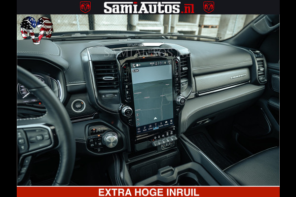 Dodge Ram 1500 Limited Night | 5.7 V8 Hemi Full Option | LPG | Comfortabele Dubbele Cabine met Royale 5 Zitplaatsen | De Meest Luxe en Volle Pick-Up in zijn Klasse | BPM vrij | Nu Leverbaar uit Voorraad | Voorraad Nr v45lp
