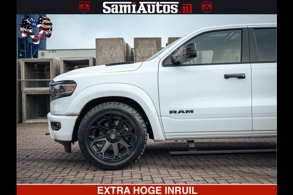 Dodge Ram 1500 Limited Night | 5.7 V8 Hemi Full Option | LPG | Comfortabele Dubbele Cabine met Royale 5 Zitplaatsen | De Meest Luxe en Volle Pick-Up in zijn Klasse | BPM vrij | Nu Leverbaar uit Voorraad | Voorraad Nr v45lp