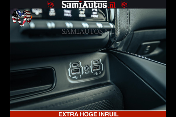 Dodge Ram 1500 Limited Night | 5.7 V8 Hemi Full Option | LPG | Comfortabele Dubbele Cabine met Royale 5 Zitplaatsen | De Meest Luxe en Volle Pick-Up in zijn Klasse | BPM vrij | Nu Leverbaar uit Voorraad | Voorraad Nr v45lp