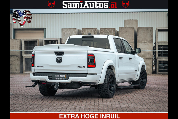 Dodge Ram 1500 Limited Night | 5.7 V8 Hemi Full Option | LPG | Comfortabele Dubbele Cabine met Royale 5 Zitplaatsen | De Meest Luxe en Volle Pick-Up in zijn Klasse | BPM vrij | Nu Leverbaar uit Voorraad | Voorraad Nr v45lp
