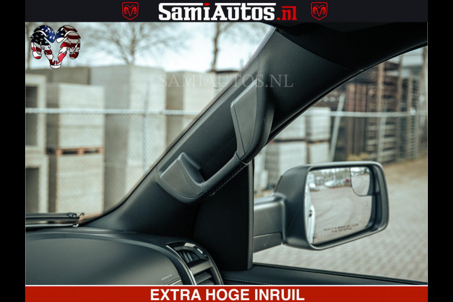 Dodge Ram 1500 Limited Night | 5.7 V8 Hemi Full Option | LPG | Comfortabele Dubbele Cabine met Royale 5 Zitplaatsen | De Meest Luxe en Volle Pick-Up in zijn Klasse | BPM vrij | Nu Leverbaar uit Voorraad | Voorraad Nr v45lp