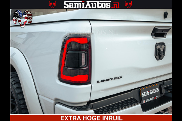 Dodge Ram 1500 Limited Night | 5.7 V8 Hemi Full Option | LPG | Comfortabele Dubbele Cabine met Royale 5 Zitplaatsen | De Meest Luxe en Volle Pick-Up in zijn Klasse | BPM vrij | Nu Leverbaar uit Voorraad | Voorraad Nr v45lp