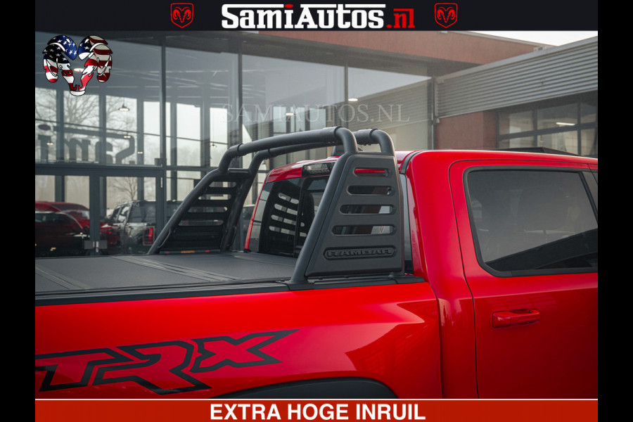 Dodge Ram TRX HELLCAT | 6.2 V8 702PK | FLAME RED | BOM VOL | CARBON | RAMBAR | HUD | LPG | BEAD-LOCK WHEELS | CREW CAB 5 PERSOONS | BEDRIJFS AUTO DUBBELE CABINE DC |