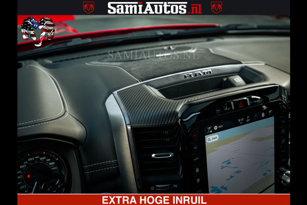 Dodge Ram TRX HELLCAT | 6.2 V8 702PK | FLAME RED | BOM VOL | CARBON | RAMBAR | HUD | LPG | BEAD-LOCK WHEELS | CREW CAB 5 PERSOONS | BEDRIJFS AUTO DUBBELE CABINE DC |