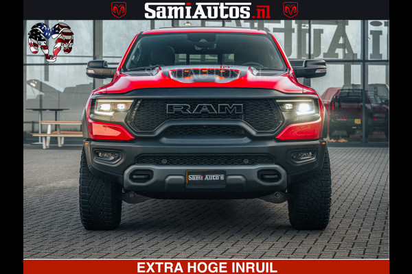Dodge Ram TRX HELLCAT | 6.2 V8 702PK | FLAME RED | BOM VOL | CARBON | RAMBAR | HUD | LPG | BEAD-LOCK WHEELS | CREW CAB 5 PERSOONS | BEDRIJFS AUTO DUBBELE CABINE DC |