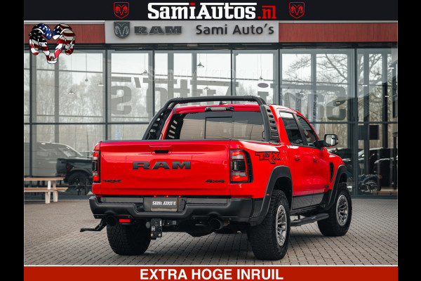 Dodge Ram TRX HELLCAT | 6.2 V8 702PK | FLAME RED | BOM VOL | CARBON | RAMBAR | HUD | LPG | BEAD-LOCK WHEELS | CREW CAB 5 PERSOONS | BEDRIJFS AUTO DUBBELE CABINE DC |