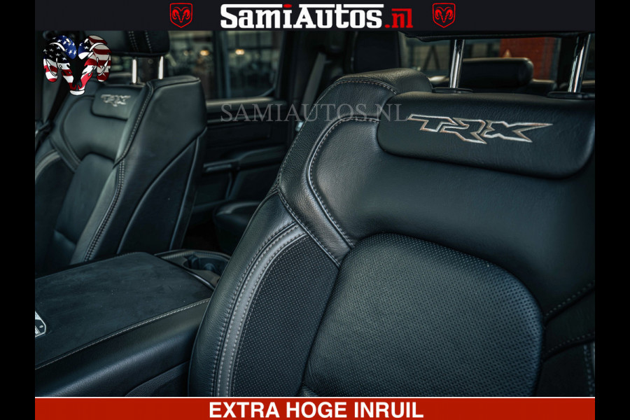 Dodge Ram TRX HELLCAT | 6.2 V8 702PK | FLAME RED | BOM VOL | CARBON | RAMBAR | HUD | LPG | BEAD-LOCK WHEELS | CREW CAB 5 PERSOONS | BEDRIJFS AUTO DUBBELE CABINE DC |