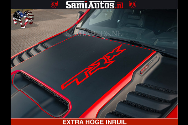 Dodge Ram TRX HELLCAT | 6.2 V8 702PK | FLAME RED | BOM VOL | CARBON | RAMBAR | HUD | LPG | BEAD-LOCK WHEELS | CREW CAB 5 PERSOONS | BEDRIJFS AUTO DUBBELE CABINE DC |