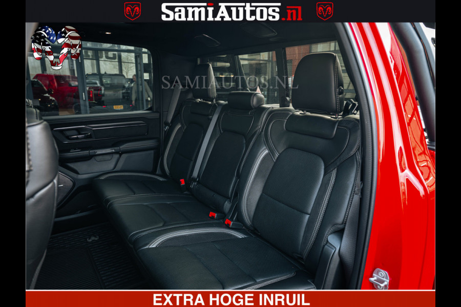 Dodge Ram TRX HELLCAT | 6.2 V8 702PK | FLAME RED | BOM VOL | CARBON | RAMBAR | HUD | LPG | BEAD-LOCK WHEELS | CREW CAB 5 PERSOONS | BEDRIJFS AUTO DUBBELE CABINE DC |