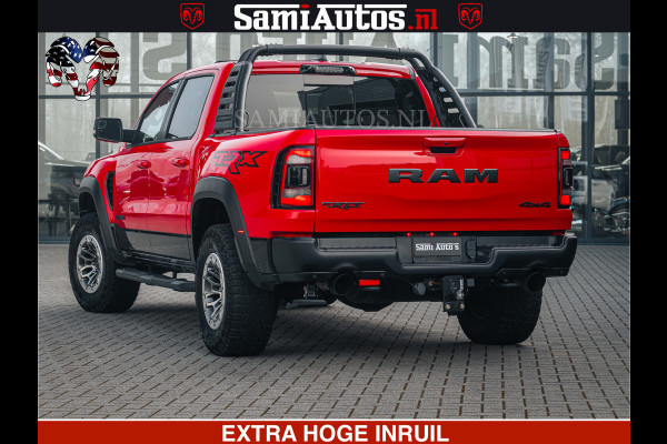 Dodge Ram TRX HELLCAT | 6.2 V8 702PK | FLAME RED | BOM VOL | CARBON | RAMBAR | HUD | LPG | BEAD-LOCK WHEELS | CREW CAB 5 PERSOONS | BEDRIJFS AUTO DUBBELE CABINE DC |