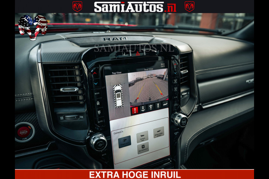 Dodge Ram TRX HELLCAT | 6.2 V8 702PK | FLAME RED | BOM VOL | CARBON | RAMBAR | HUD | LPG | BEAD-LOCK WHEELS | CREW CAB 5 PERSOONS | BEDRIJFS AUTO DUBBELE CABINE DC |