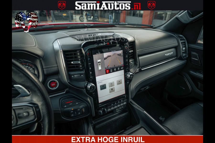 Dodge Ram TRX HELLCAT | 6.2 V8 702PK | FLAME RED | BOM VOL | CARBON | RAMBAR | HUD | LPG | BEAD-LOCK WHEELS | CREW CAB 5 PERSOONS | BEDRIJFS AUTO DUBBELE CABINE DC |