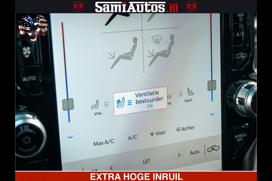 Dodge Ram TRX HELLCAT | 6.2 V8 702PK | FLAME RED | BOM VOL | CARBON | RAMBAR | HUD | LPG | BEAD-LOCK WHEELS | CREW CAB 5 PERSOONS | BEDRIJFS AUTO DUBBELE CABINE DC |