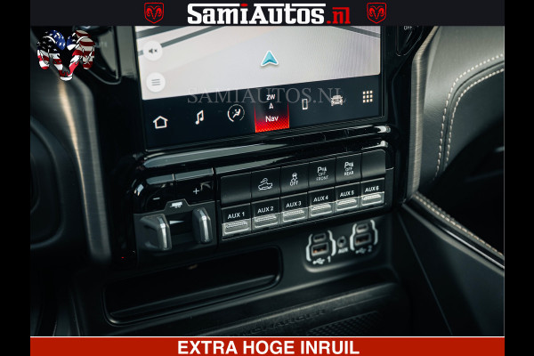 Dodge Ram TRX HELLCAT | 6.2 V8 702PK | FLAME RED | BOM VOL | CARBON | RAMBAR | HUD | LPG | BEAD-LOCK WHEELS | CREW CAB 5 PERSOONS | BEDRIJFS AUTO DUBBELE CABINE DC |