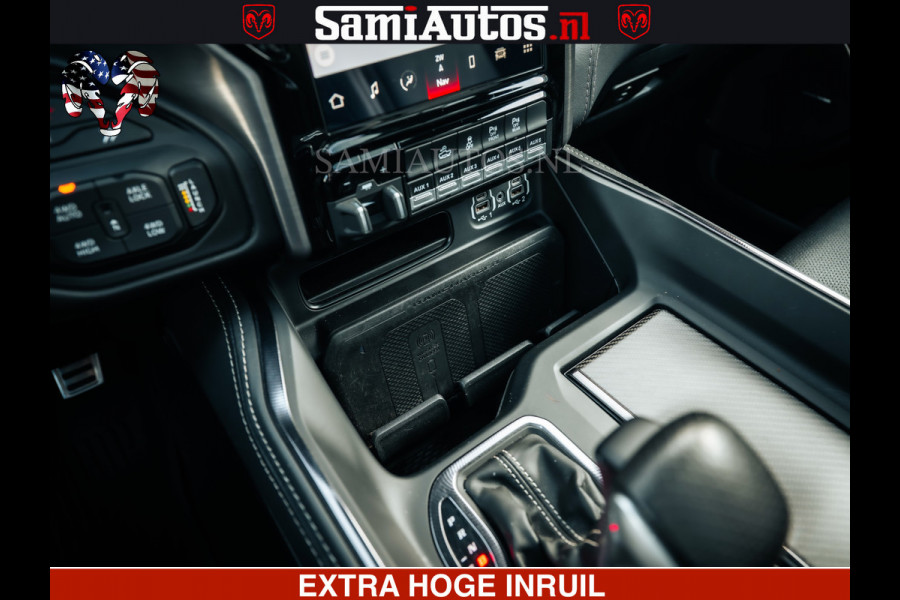 Dodge Ram TRX HELLCAT | 6.2 V8 702PK | FLAME RED | BOM VOL | CARBON | RAMBAR | HUD | LPG | BEAD-LOCK WHEELS | CREW CAB 5 PERSOONS | BEDRIJFS AUTO DUBBELE CABINE DC |