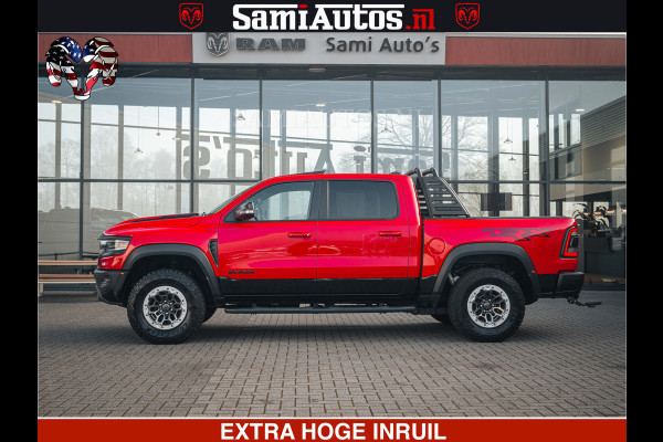 Dodge Ram TRX HELLCAT | 6.2 V8 702PK | FLAME RED | BOM VOL | CARBON | RAMBAR | HUD | LPG | BEAD-LOCK WHEELS | CREW CAB 5 PERSOONS | BEDRIJFS AUTO DUBBELE CABINE DC |