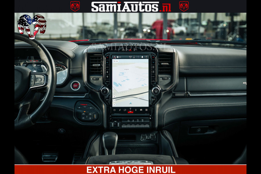 Dodge Ram TRX HELLCAT | 6.2 V8 702PK | FLAME RED | BOM VOL | CARBON | RAMBAR | HUD | LPG | BEAD-LOCK WHEELS | CREW CAB 5 PERSOONS | BEDRIJFS AUTO DUBBELE CABINE DC |