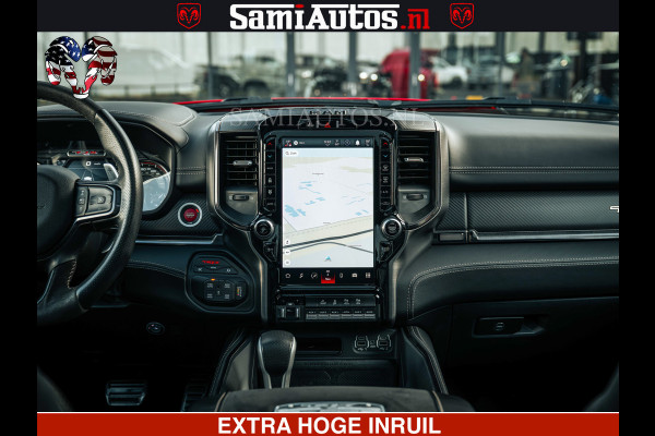 Dodge Ram TRX HELLCAT | 6.2 V8 702PK | FLAME RED | BOM VOL | CARBON | RAMBAR | HUD | LPG | BEAD-LOCK WHEELS | CREW CAB 5 PERSOONS | BEDRIJFS AUTO DUBBELE CABINE DC |