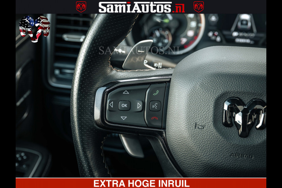 Dodge Ram TRX HELLCAT | 6.2 V8 702PK | FLAME RED | BOM VOL | CARBON | RAMBAR | HUD | LPG | BEAD-LOCK WHEELS | CREW CAB 5 PERSOONS | BEDRIJFS AUTO DUBBELE CABINE DC |