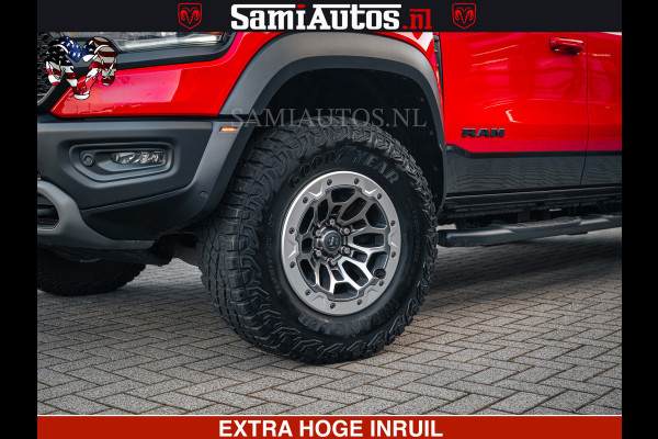 Dodge Ram TRX HELLCAT | 6.2 V8 702PK | FLAME RED | BOM VOL | CARBON | RAMBAR | HUD | LPG | BEAD-LOCK WHEELS | CREW CAB 5 PERSOONS | BEDRIJFS AUTO DUBBELE CABINE DC |