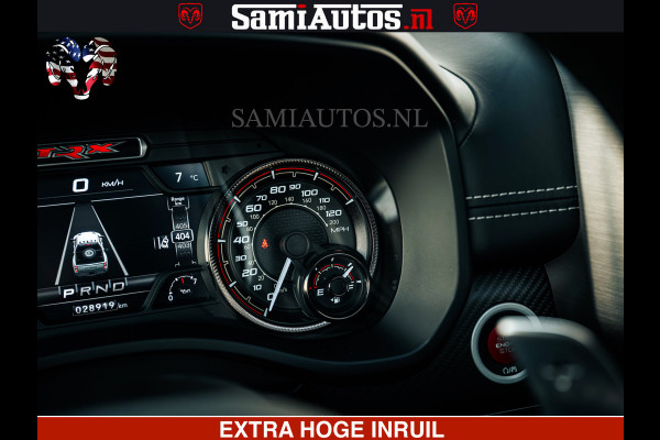 Dodge Ram TRX HELLCAT | 6.2 V8 702PK | FLAME RED | BOM VOL | CARBON | RAMBAR | HUD | LPG | BEAD-LOCK WHEELS | CREW CAB 5 PERSOONS | BEDRIJFS AUTO DUBBELE CABINE DC |