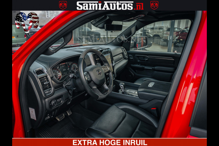 Dodge Ram TRX HELLCAT | 6.2 V8 702PK | FLAME RED | BOM VOL | CARBON | RAMBAR | HUD | LPG | BEAD-LOCK WHEELS | CREW CAB 5 PERSOONS | BEDRIJFS AUTO DUBBELE CABINE DC |