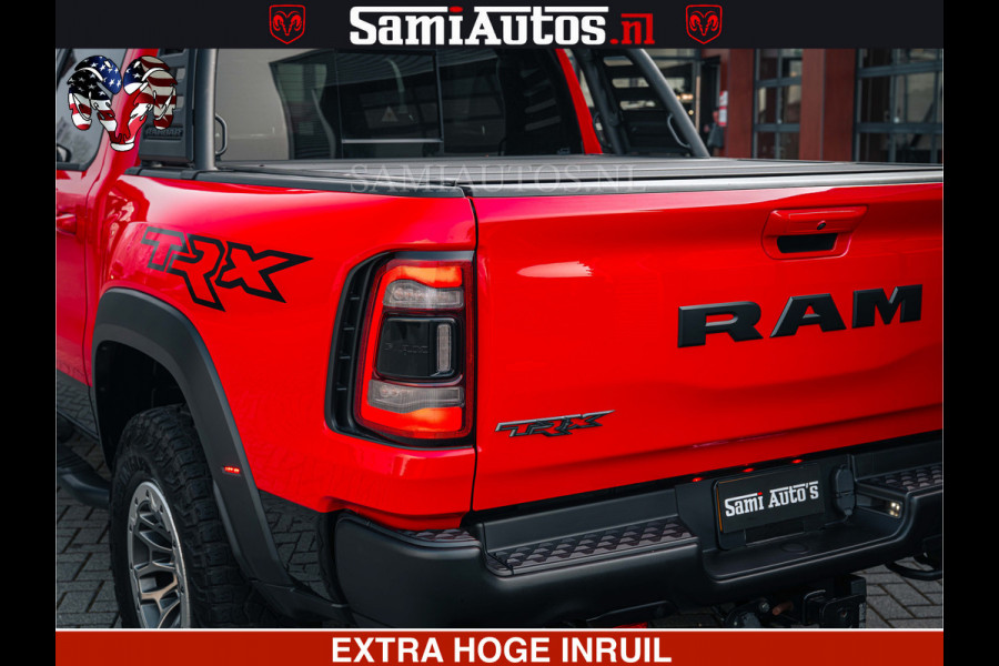 Dodge Ram TRX HELLCAT | 6.2 V8 702PK | FLAME RED | BOM VOL | CARBON | RAMBAR | HUD | LPG | BEAD-LOCK WHEELS | CREW CAB 5 PERSOONS | BEDRIJFS AUTO DUBBELE CABINE DC |