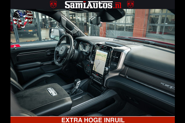 Dodge Ram TRX HELLCAT | 6.2 V8 702PK | FLAME RED | BOM VOL | CARBON | RAMBAR | HUD | LPG | BEAD-LOCK WHEELS | CREW CAB 5 PERSOONS | BEDRIJFS AUTO DUBBELE CABINE DC |