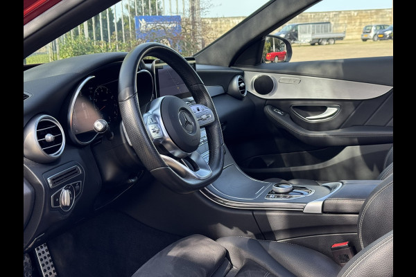 Mercedes-Benz C-Klasse Estate 180 Business Solution AMG Line/Nigh Pakk. | Pano, Leder/Alcan., Carplay/Android, Stoelverw., 18''
