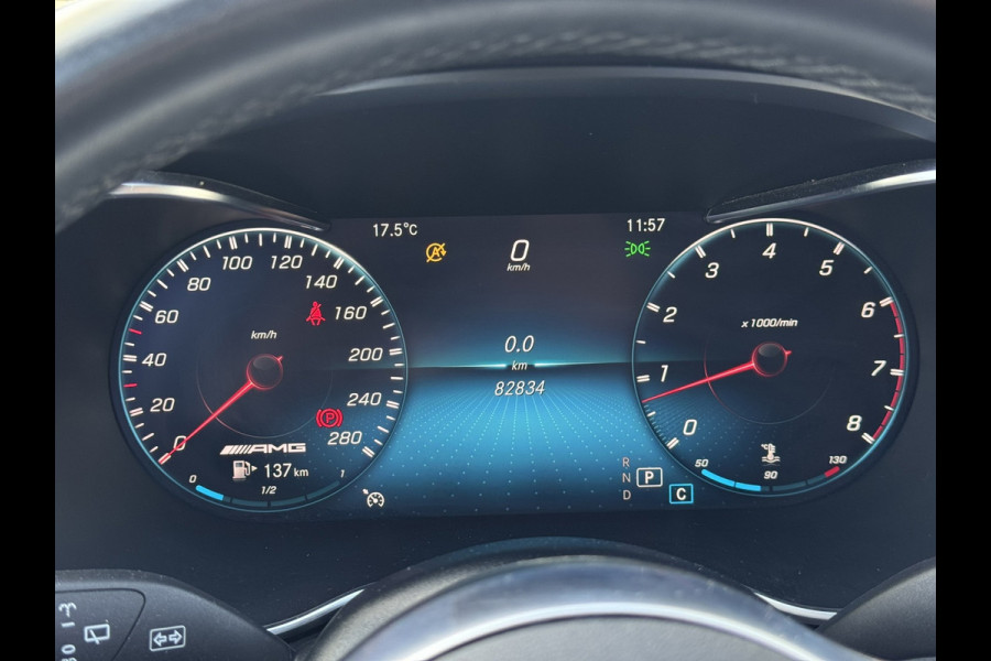 Mercedes-Benz C-Klasse Estate 180 Business Solution AMG Line/Nigh Pakk. | Pano, Leder/Alcan., Carplay/Android, Stoelverw., 18''
