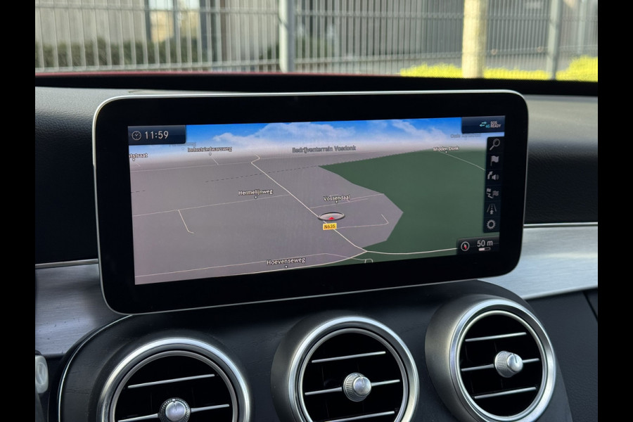 Mercedes-Benz C-Klasse Estate 180 Business Solution AMG Line/Nigh Pakk. | Pano, Leder/Alcan., Carplay/Android, Stoelverw., 18''
