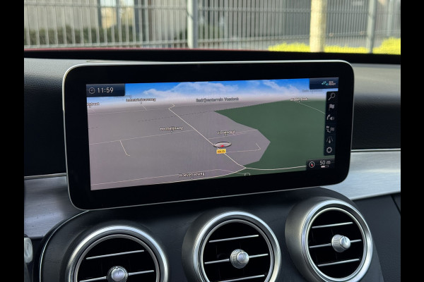 Mercedes-Benz C-Klasse Estate 180 Business Solution AMG Line/Nigh Pakk. | Pano, Leder/Alcan., Carplay/Android, Stoelverw., 18''