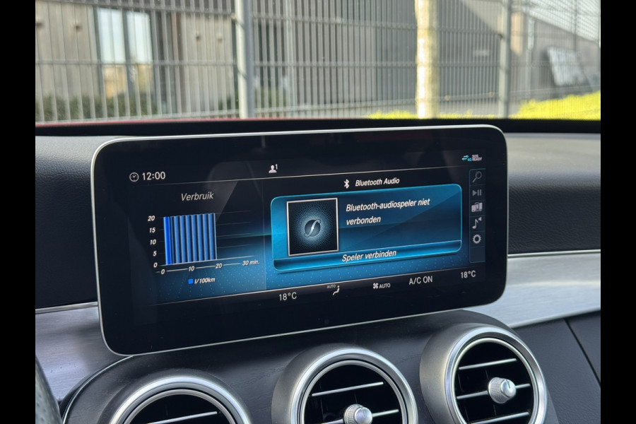 Mercedes-Benz C-Klasse Estate 180 Business Solution AMG Line/Nigh Pakk. | Pano, Leder/Alcan., Carplay/Android, Stoelverw., 18''