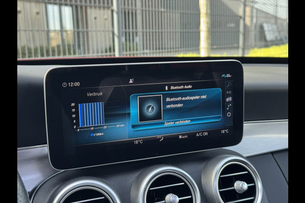 Mercedes-Benz C-Klasse Estate 180 Business Solution AMG Line/Nigh Pakk. | Pano, Leder/Alcan., Carplay/Android, Stoelverw., 18''