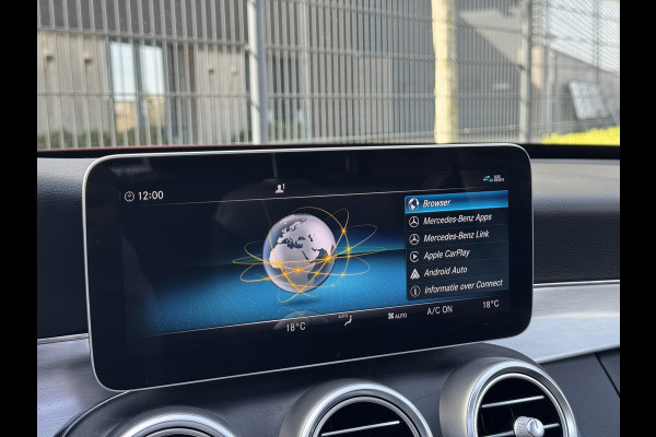 Mercedes-Benz C-Klasse Estate 180 Business Solution AMG Line/Nigh Pakk. | Pano, Leder/Alcan., Carplay/Android, Stoelverw., 18''