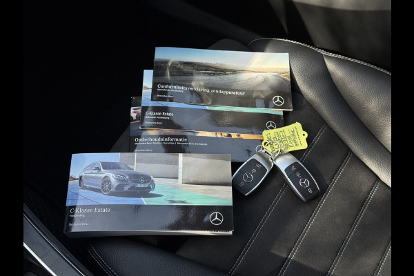 Mercedes-Benz C-Klasse Estate 180 Business Solution AMG Line/Nigh Pakk. | Pano, Leder/Alcan., Carplay/Android, Stoelverw., 18''