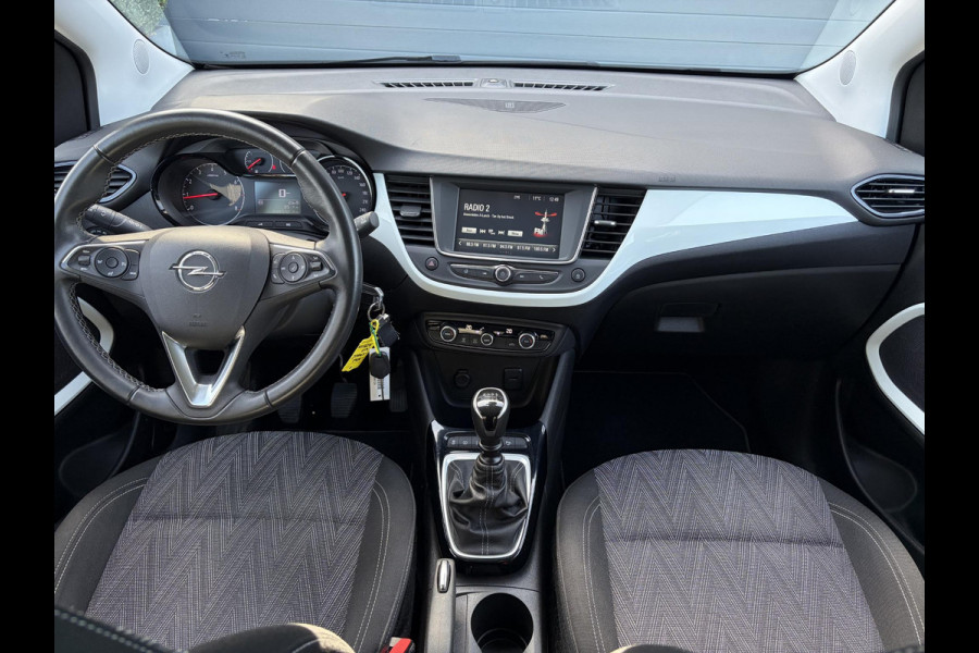 Opel Crossland X 1.2 Turbo Edition 2020 Dealer Onderhouden,Camera,Apple Carplay/Android Auto,110pk,Clima,Cruise,Pdc V+A,Rijstrooksensor,6 Bak,N.A.P,Bj 12-2020,Apk tot 01-2027