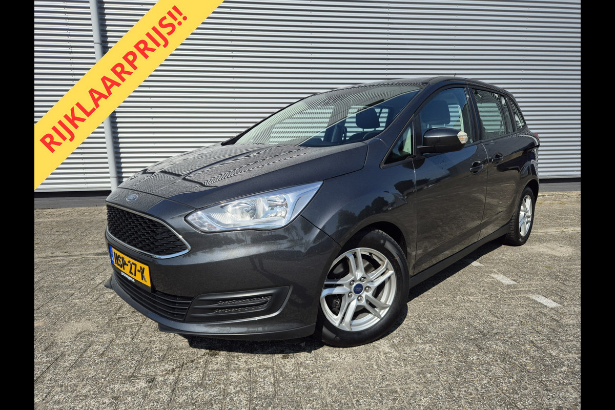 Ford Grand C-Max 1.0 Ambiente Airco,cruise,stoelverwarming,voorraam/stuurverwarming,parkeersensoren achter,