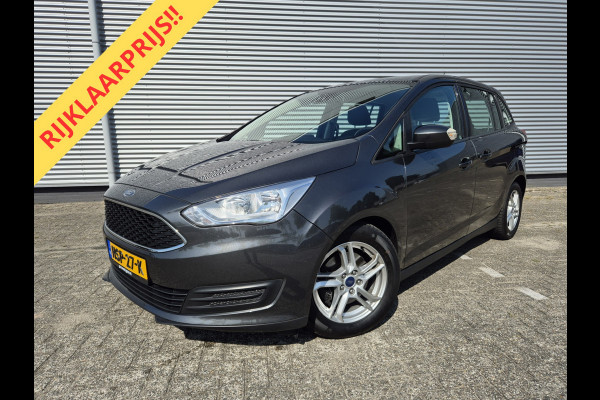 Ford Grand C-Max 1.0 Ambiente Airco,cruise,stoelverwarming,voorraam/stuurverwarming,parkeersensoren achter,