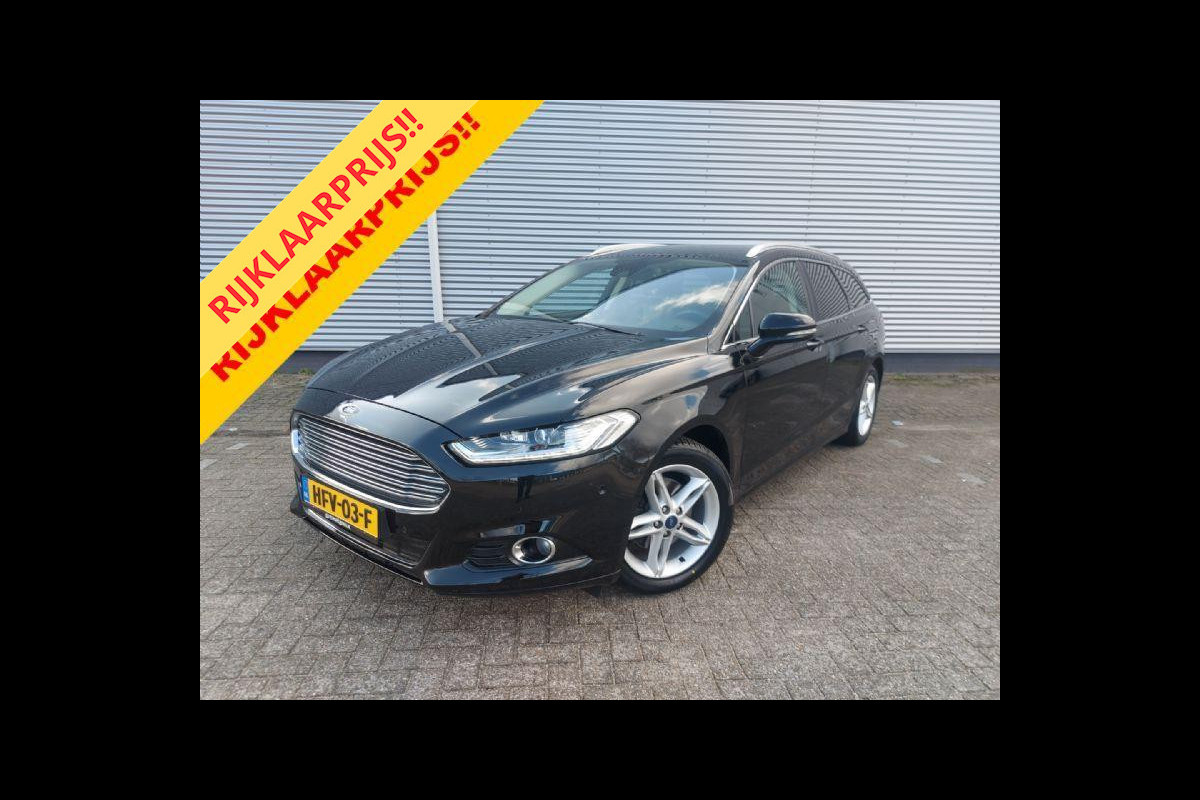 Ford Mondeo Wagon 1.5 Titanium Lease Edition Automaat, airco,cruise,navigatie/camera,parkeersensoren,stoel/stuurverwarming,